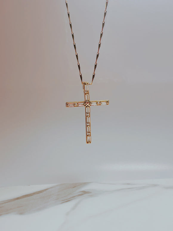 Cross Necklaces White